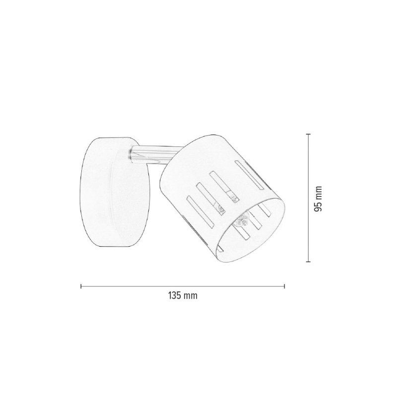 Ulrika Kinkiet Incl.1xG9 28W Chrom/Biały