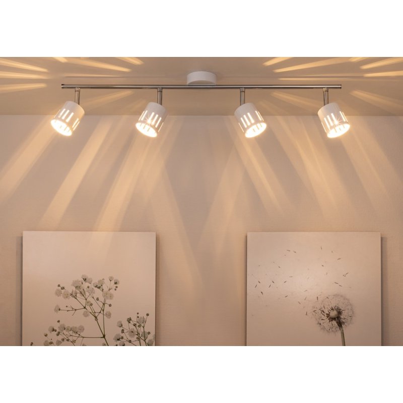 Ulrika Lampa Sufitowa 4xG9 28W Chrom/Biały