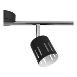 Ulrkia Lampa Sufitowa 4xG9 28W Chrom/Czarny