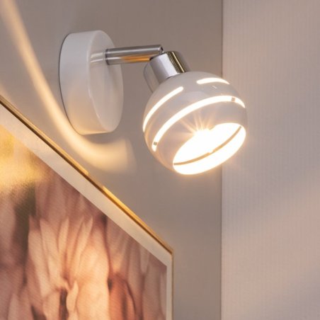 Selma Kinkiet 1xG9 Max.28W Chrom/Biały