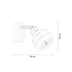 Selma Kinkiet 1xG9 Max.28W Chrom/Biały