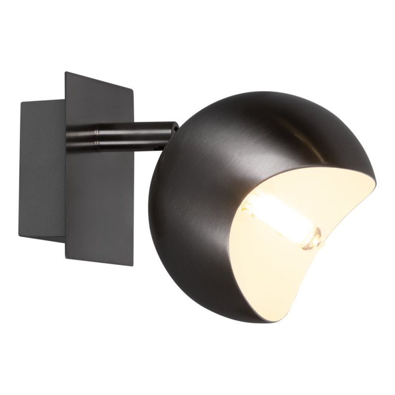 Kumi Kinkiet 1xG9 28W Satyna/Biały