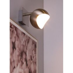 Kumi Kinkiet 1xG9 28W Satyna/Biały