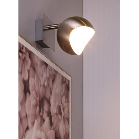 Kumi Kinkiet 1xG9 28W Satyna/Biały