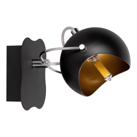 Kana Kinkiet 1xG9 28W Czarny/Złoty