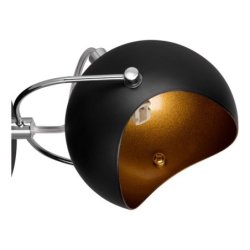 Kana Kinkiet 1xG9 28W Czarny/Złoty