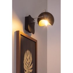 Kana Kinkiet 1xG9 28W Czarny/Złoty