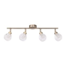 Wave Lampa Sufitowa 4xG9 28W Patyna/Transparentny