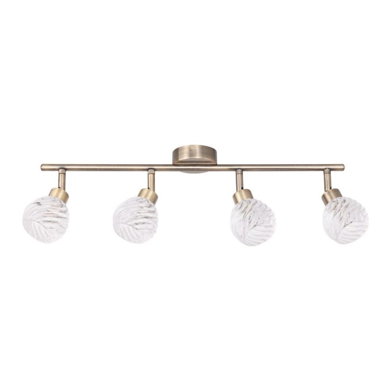 Wave Lampa Sufitowa 4xG9 28W Patyna/Transparentny