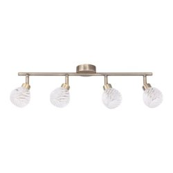 Wave Lampa Sufitowa 4xG9 28W Patyna/Transparentny