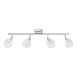 Wave Listwa Sufitowa incl. 4xG9 28W Chrom/Transparentny