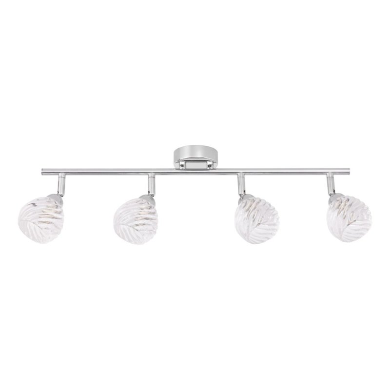 Wave Listwa Sufitowa incl. 4xG9 28W Chrom/Transparentny