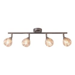 Wave Listwa Sufitowa incl. 4xG9 28W Chrom/Transparentny