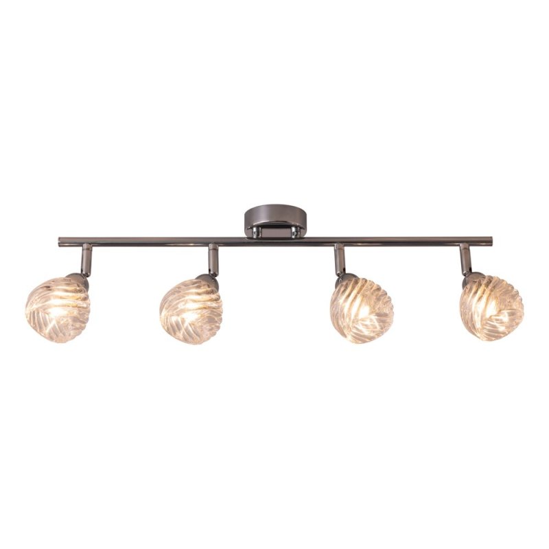 Wave Listwa Sufitowa incl. 4xG9 28W Chrom/Transparentny