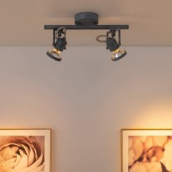 Concreto Lampa Sufitowa 2xGU10 50W Beton