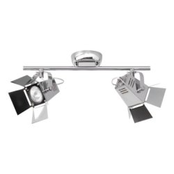 Photo Listwa Sufitowa incl. 2xGU10 LED 5W Chrom