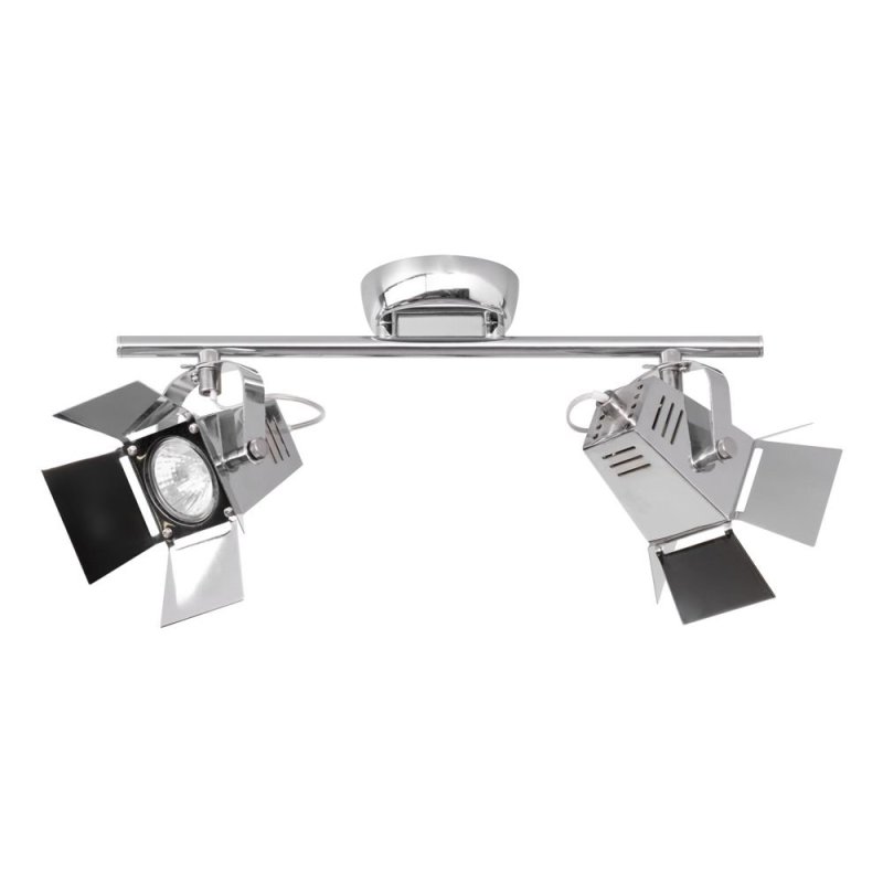 Photo Listwa Sufitowa incl. 2xGU10 LED 5W Chrom