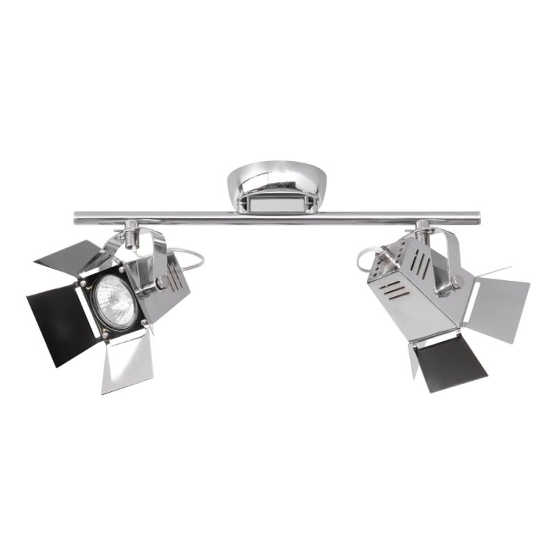 Photo Listwa Sufitowa incl. 2xGU10 LED 5W Chrom