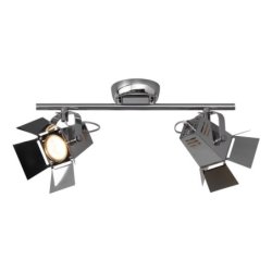 Photo Listwa Sufitowa incl. 2xGU10 LED 5W Chrom