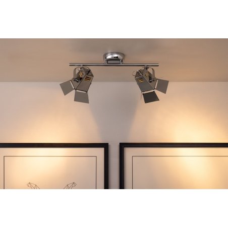 Photo Listwa Sufitowa incl. 2xGU10 LED 5W Chrom