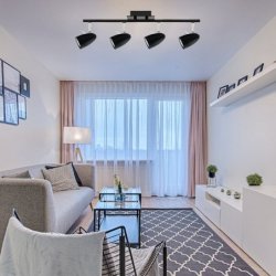 Ian Listwa Sufitowa 4xGU10 35W Czarny/Chrom