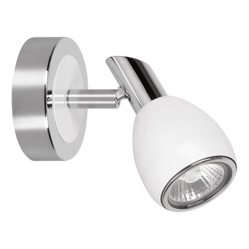 Colors Kinkiet 1xGU10 50W Biały/Chrom