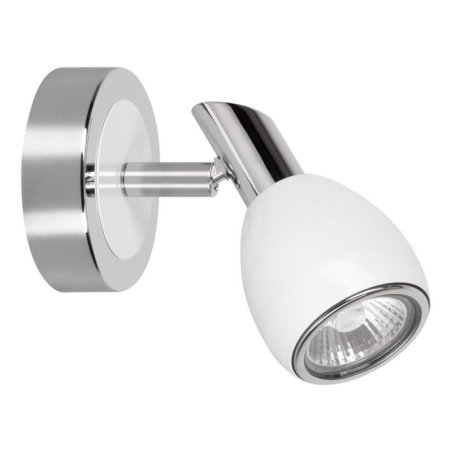 Colors Kinkiet 1xGU10 50W Biały/Chrom