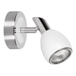 Colors Kinkiet 1xGU10 50W Biały/Chrom