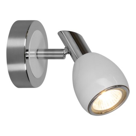 Colors Kinkiet 1xGU10 50W Biały/Chrom