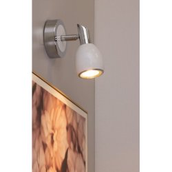 Colors Kinkiet 1xGU10 50W Biały/Chrom