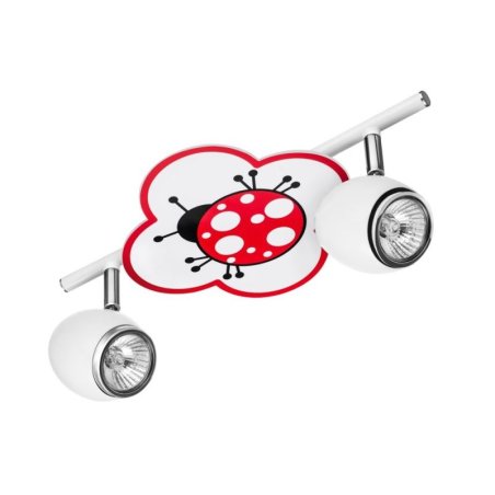 Fly Lampa Sufitowa 2xGU10 35W Biały/Chrom