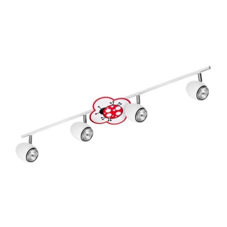 Fly Listwa Sufitowa 4xGU10 50W Biały/Chrom