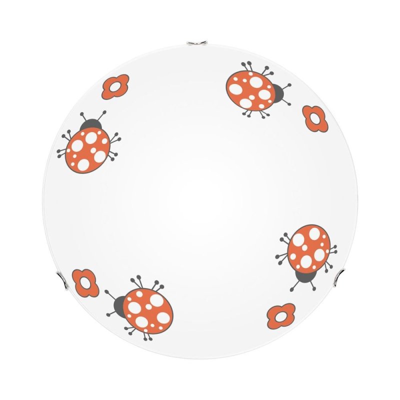 Fly Plafon 2xE27 60W Biały/Chrom