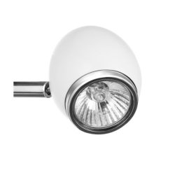 Rubby Kinkiet 1xGU10 50W Biały/Chrom