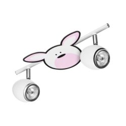 Rubby Lampa Sufitowa 2xGU10 50W Biały/Chrom