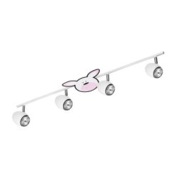 Rubby Listwa Sufitowa 4xGU10 50W Biały/Chrom