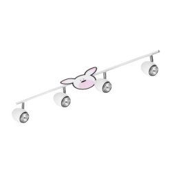 Rubby Listwa Sufitowa 4xGU10 50W Biały/Chrom