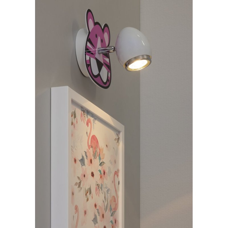 Lenny Kinkiet 1xGU10 50W Biały/Chrom