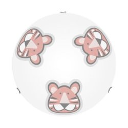 Lenny Plafon 2xE27 60W Biały/Chrom