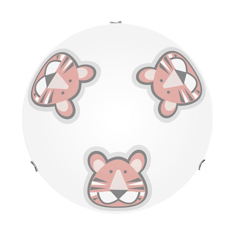 Lenny Plafon 2xE27 60W Biały/Chrom