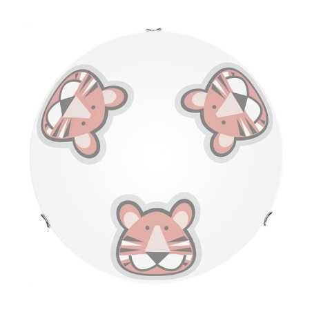 Lenny Plafon 2xE27 60W Biały/Chrom