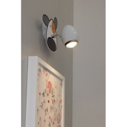 Doggy Kinkiet 1xGU10 50W Biały/Chrom