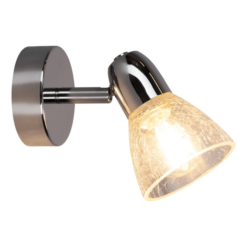 Alga Kinkiet 1xE14 Max.40W Chrom/Transparentny