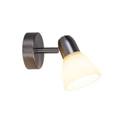 Alga Kinkiet 1xE14 Max.40W Satyna/Biały