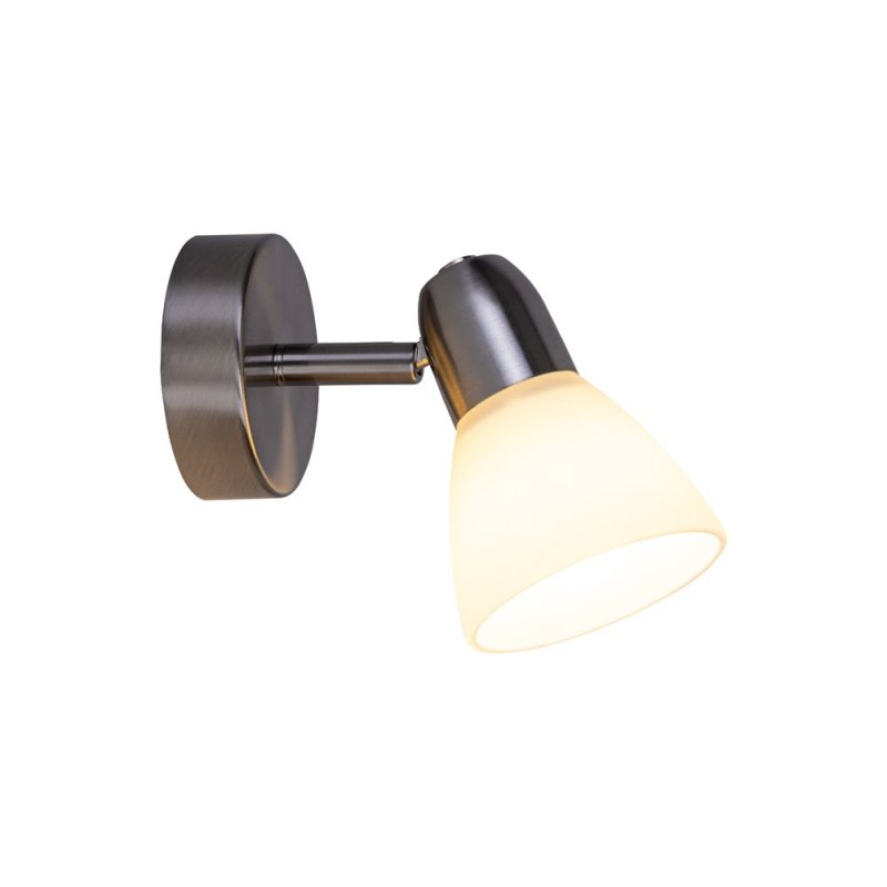 Alga Kinkiet 1xE14 Max.40W Satyna/Biały