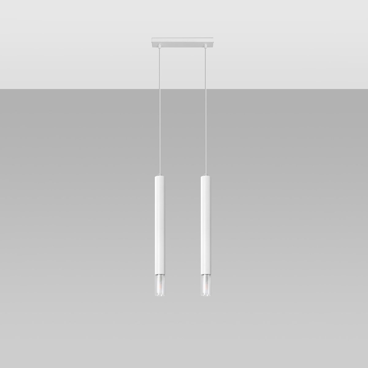 Lampa wisząca WEZYR 2 biała