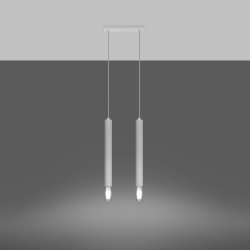 Lampa wisząca WEZYR 2 biała
