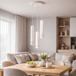 LAMPA WISZĄCA SUFITOWA TUBA ZWIS METAL GU10 LED SOPEL 1-pkt 2-pkt 3-pkt WARIANTY