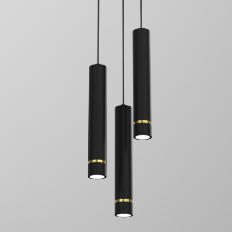 LAMPA WISZĄCA SUFITOWA TUBA ZWIS METAL GU10 LED SOPEL 1-pkt 2-pkt 3-pkt WARIANTY