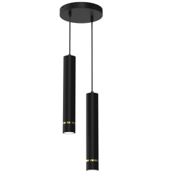 LAMPA WISZĄCA SUFITOWA TUBA ZWIS METAL GU10 LED SOPEL 1-pkt 2-pkt 3-pkt WARIANTY